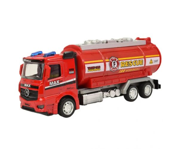Fire Rescue: mașină de pompieri cu lumină și sunet în diverse versiuni 19cm 1bucată​
