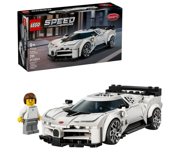 LEGO® Speed Champions: Bugatti Centodieci hiper mașină sport (77240)