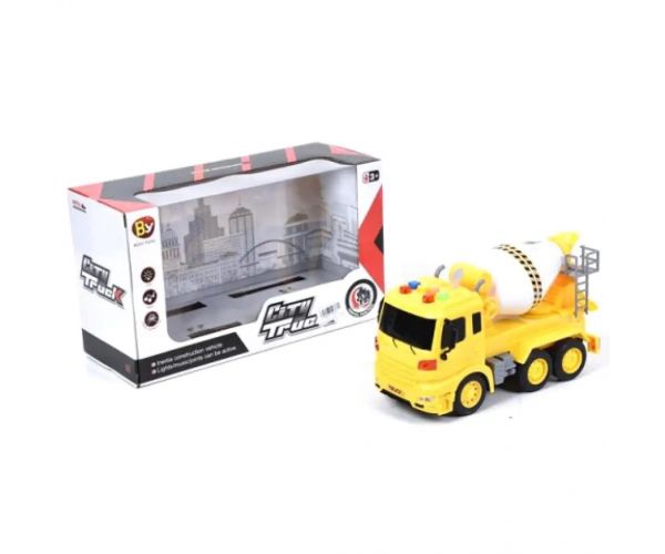 City Truck: Betonieră mașină cu sunete și lumini