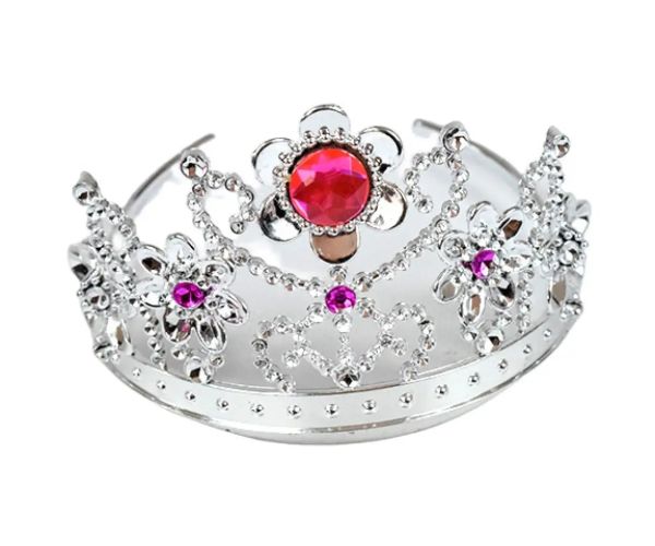 Set de frumusețe prințesă cu tiara, ac de păr, cercei și baghetă
