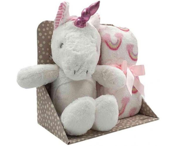 SweetDreams: Set de pătură și unicorn de pluș