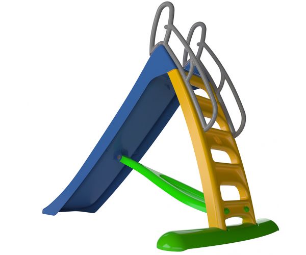Tobogan Speed cu protecție de siguranță de culoare albastră 170cm