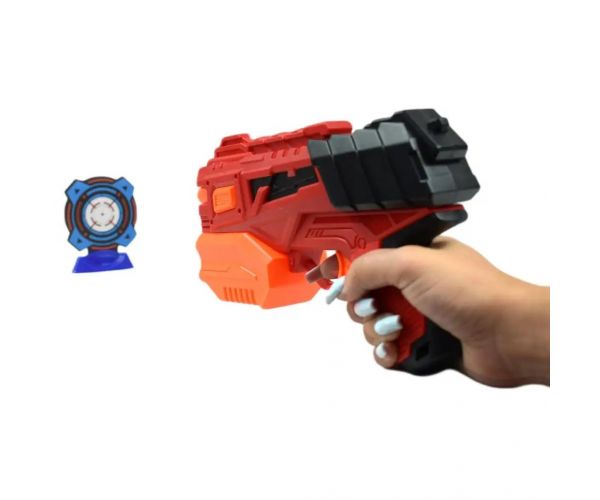 Crazy Launcher: Set armă manuală cu burete cu țintă și proiectil 24cm