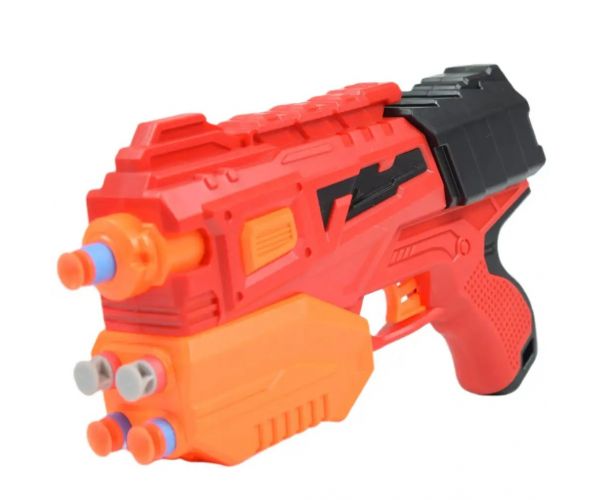 Crazy Launcher: Set armă manuală cu burete cu țintă și proiectil 24cm
