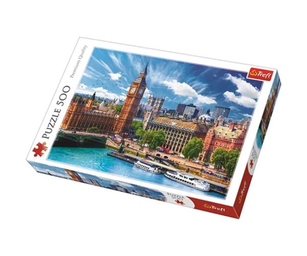 Puzzle London însorit de 500 de piese - Trefl