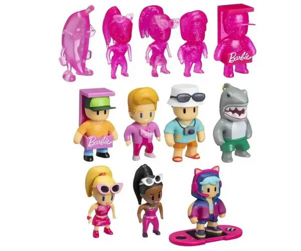 Stumble Guys x Barbie surpriză minifigurină în cutie