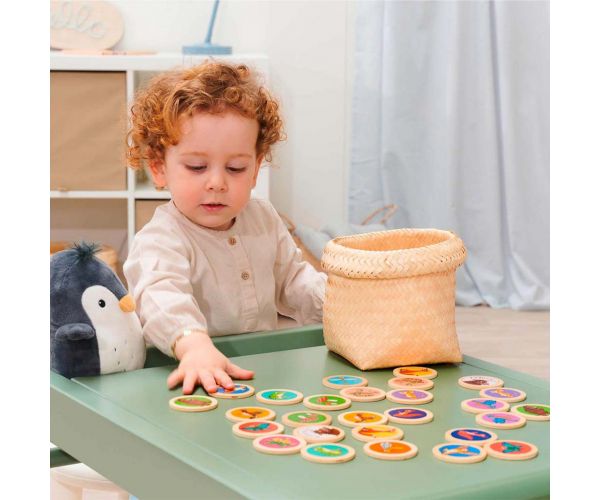 Eichhorn: Graffaló joc de memorie din lemn, 30 de piese - Simba Toys