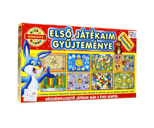 Első játékaim gyűjteménye készségfejlesztő társasjátékok - D-Toys
