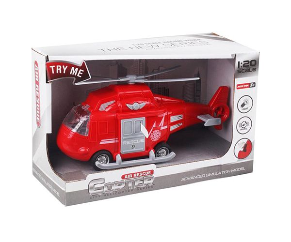 Elicopter de salvare cu sunete și lumini 1/20