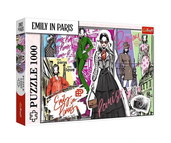 Emily în jar - Inspirație de modă - puzzle de 1000 piese - Trefl
