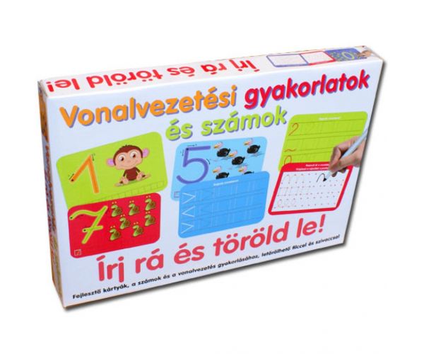Exerciții de trasare a liniilor și joc de dezvoltare a numerelor