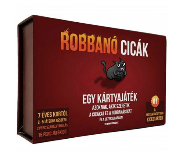 Robbanó cicák társasjáték