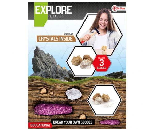 Explore știință și descoperire: Set arheolog geode.