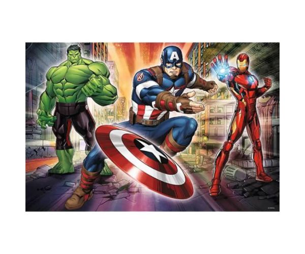 Marvel Avengers Trio 24 bucăți Maxi puzzle - Trefl
