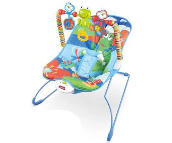 Scaun de odihnă, relaxare muzicală și vibrație cu model broască