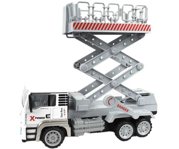 Camion RC cu telecomandă cu cabină metalică cu efecte de lumină 27MHz 1/12 scară 32cm ​