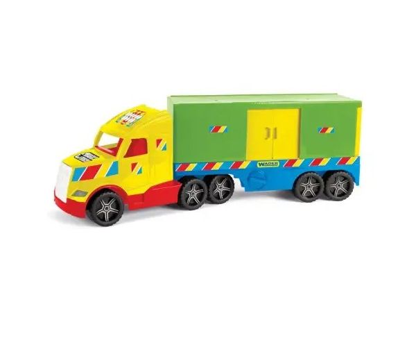 Magic Truck Basic: Camion cu remorcă și lumini 80cm - Wader
