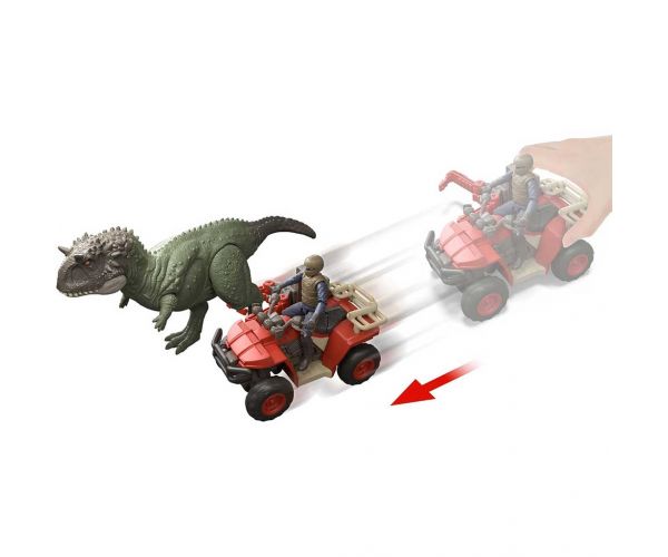 Jurassic World: Set de joc Quad cu prindere de dinozauri - Mattel