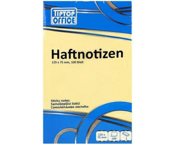 Spirit: Culoare galbenă sticky notes Post-it 100file, 125x75mm