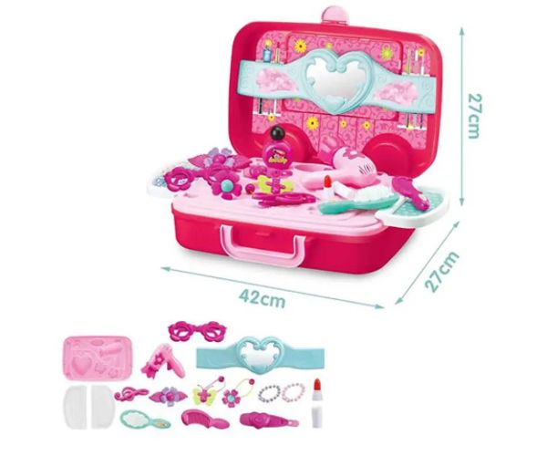 Set geantă de mână înfrumusețare 17 bucăți set