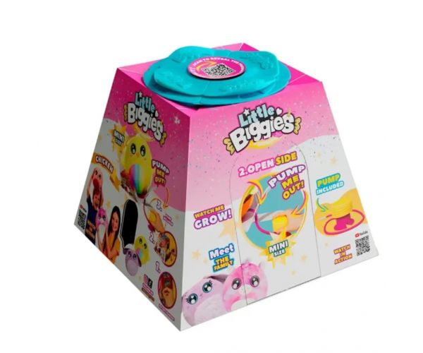 Little Biggies: Pește-balon mini din pluș gonflabil