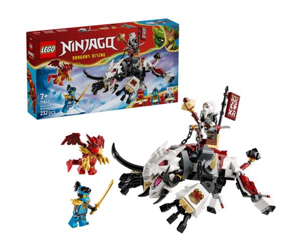LEGO® Ninjago: Zilvar și Grimtak, monstrul dragon