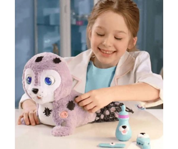 Silver interactiv baby focă pluș