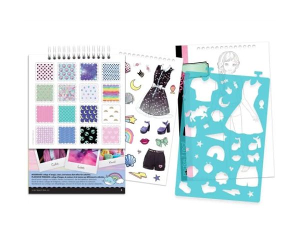 Make it Real: caiet schițe cu accesorii - Pop Pastel