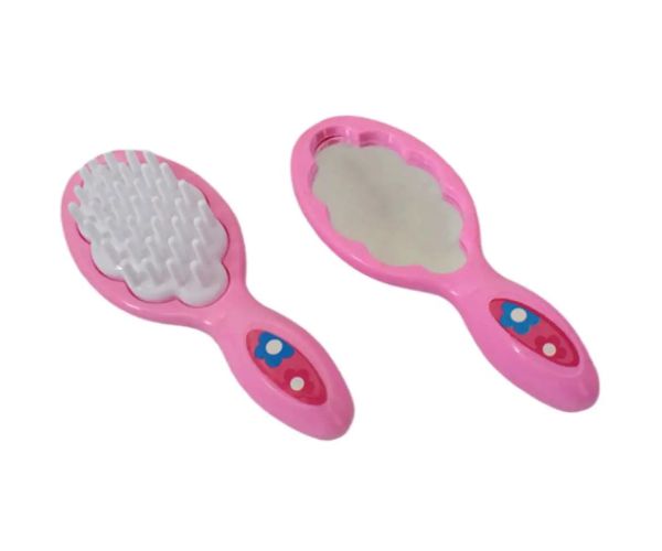 Set de frumusețe roz din 8 piese cu uscător de păr, ochelari de soare și accesorii