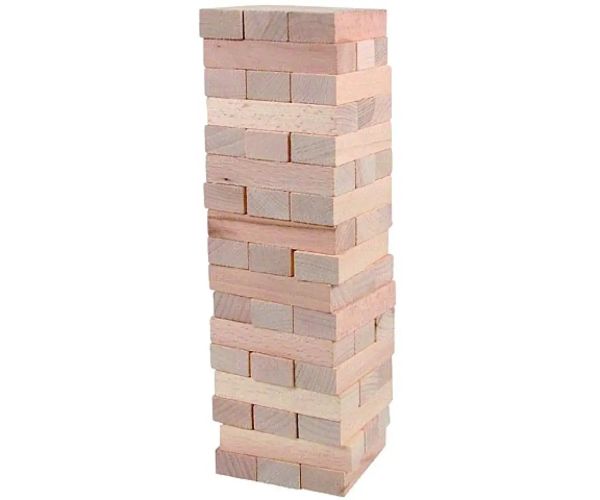 Turn din lemn jucărie de construcţii