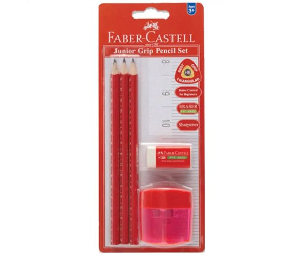Faber-Castell: Grip Junior set creioane grafit 3 bucăţi
