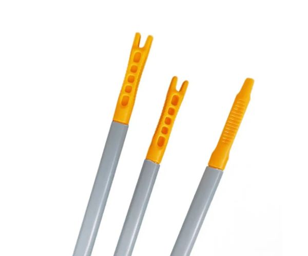Set arc verde pastel și violet cu săgeți cu ventuză 83cm