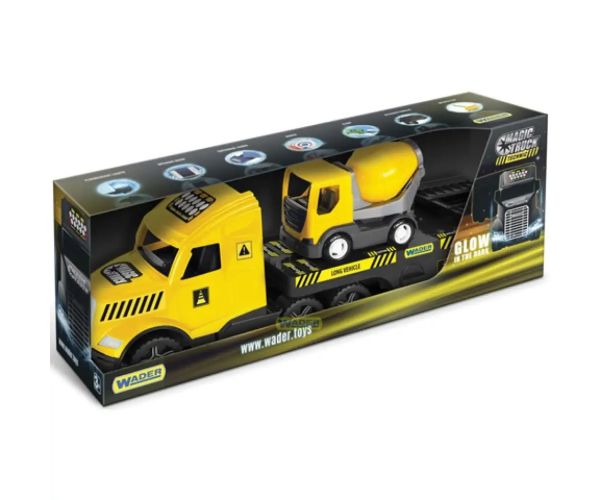 Magic Truck Technic camion cu betonieră 79cm - Wader