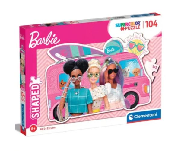 RV-ul lui Barbie Supercolor 104 bucăți puzzle - Clementoni