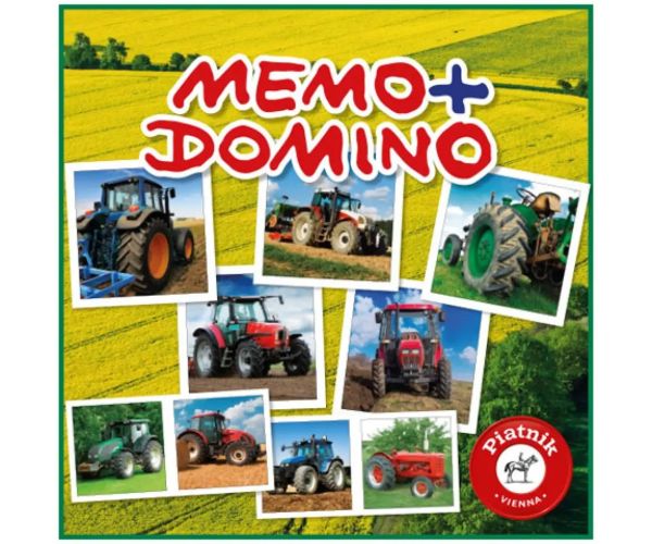 Tractoare Memo - Domino joc de societate în limba maghiară - Piatnik