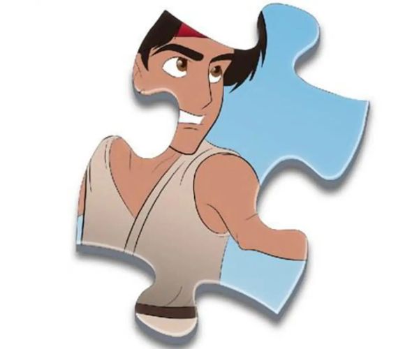 David și Goliat 48 bucăți floor puzzle 60x90cm
