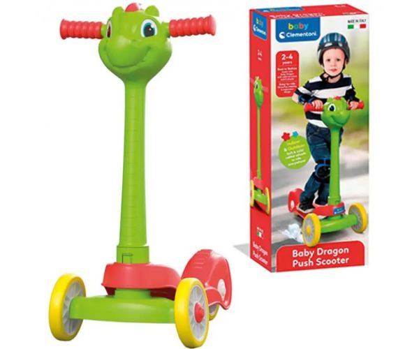Dragon trotinetă trei roți pentru vârsta de 2-4 ani - Clementoni Baby