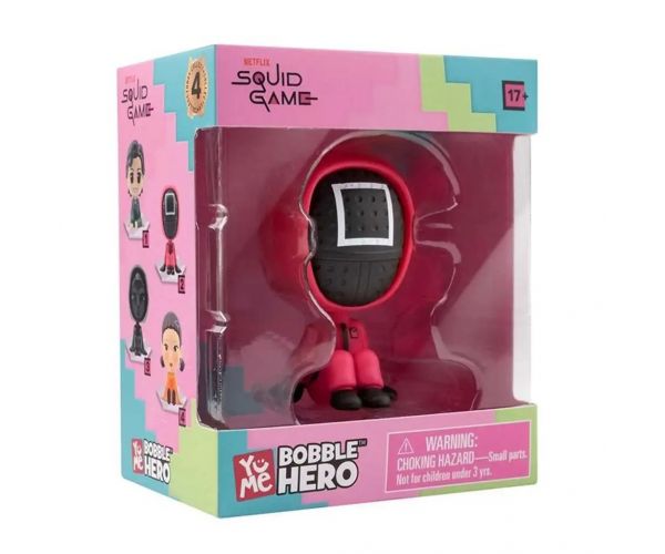 Figurină miniatură Squid Game Bobble Hero în cutie cu fereastră - Gardian