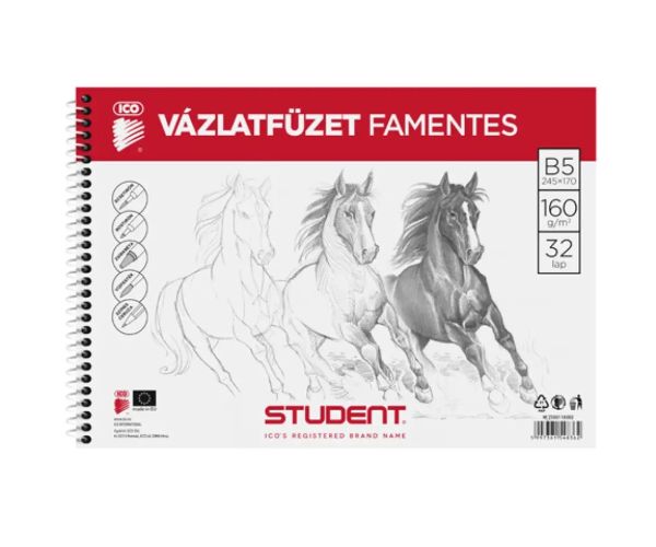 ICO: Student caiet pentru schiţe B5