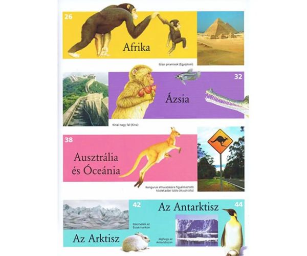 Atlas ilustrat pentru copii - Animale din lume carte de știință