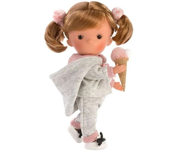 Llorens: Miss Minis Pixi Pink 26cm păpușă cu ice cream