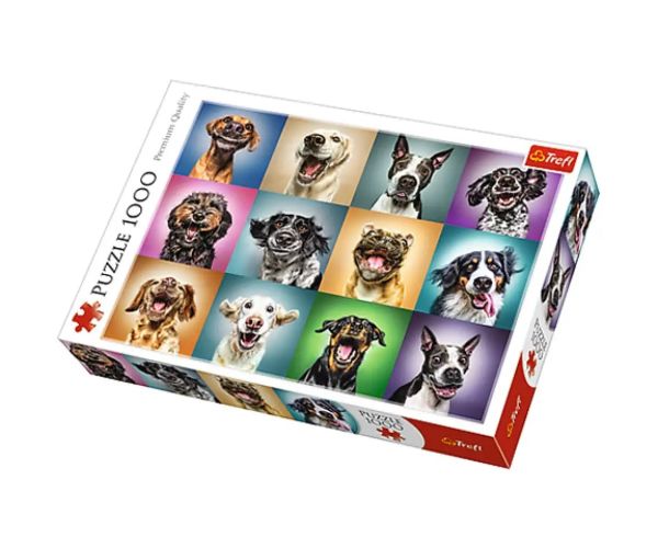 Puzzle cu 1000 de piese Câine Amuzant - Trefl