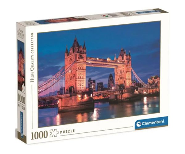 Tower Bridge, London HQC puzzle 1000 bucăți - Clementoni