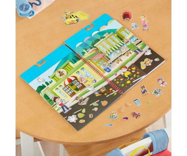 Melissa & Doug: Paw Patrol Adventure Bay caiet de abțibild reutilizabil