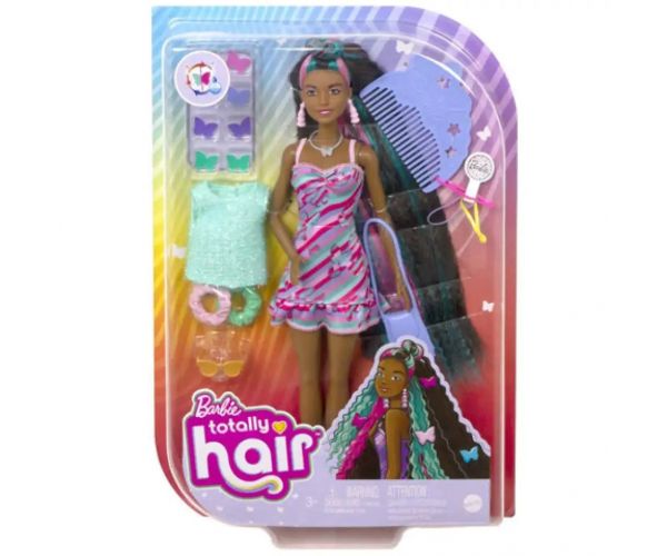 Barbie Totally Hair fluture păpușă - Mattel