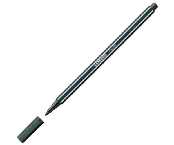Stabilo: Pen 68 verde pământ marker