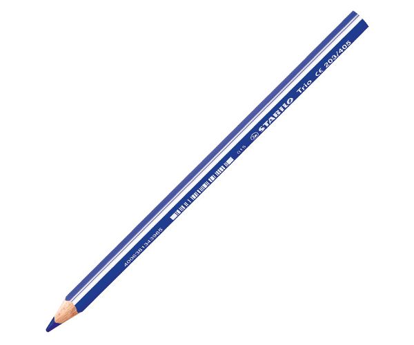 Stabilo: Trio Thick gros triunchi albastru creion colorat 1buc