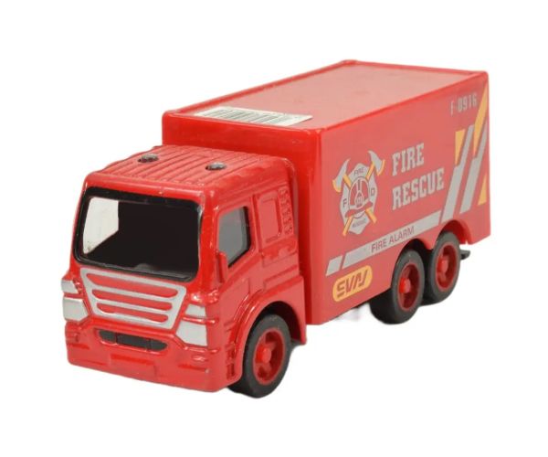 Fire Rescue: mașină de pompieri în diverse versiuni 9,5 cm 1 bucată