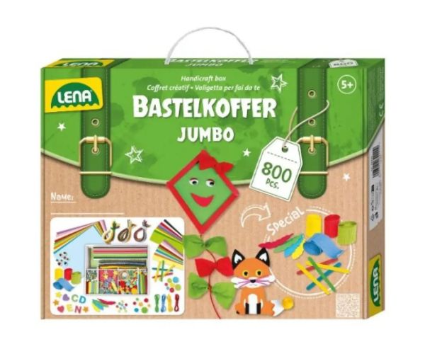 LENA: Jumbo set creativ hobby de 800 bucăți