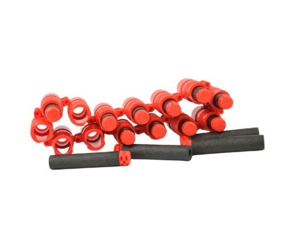 Rattle Belt Track Pro: Armă de burete cu magazie și cartușe cu o rază de tragere de 18 metri